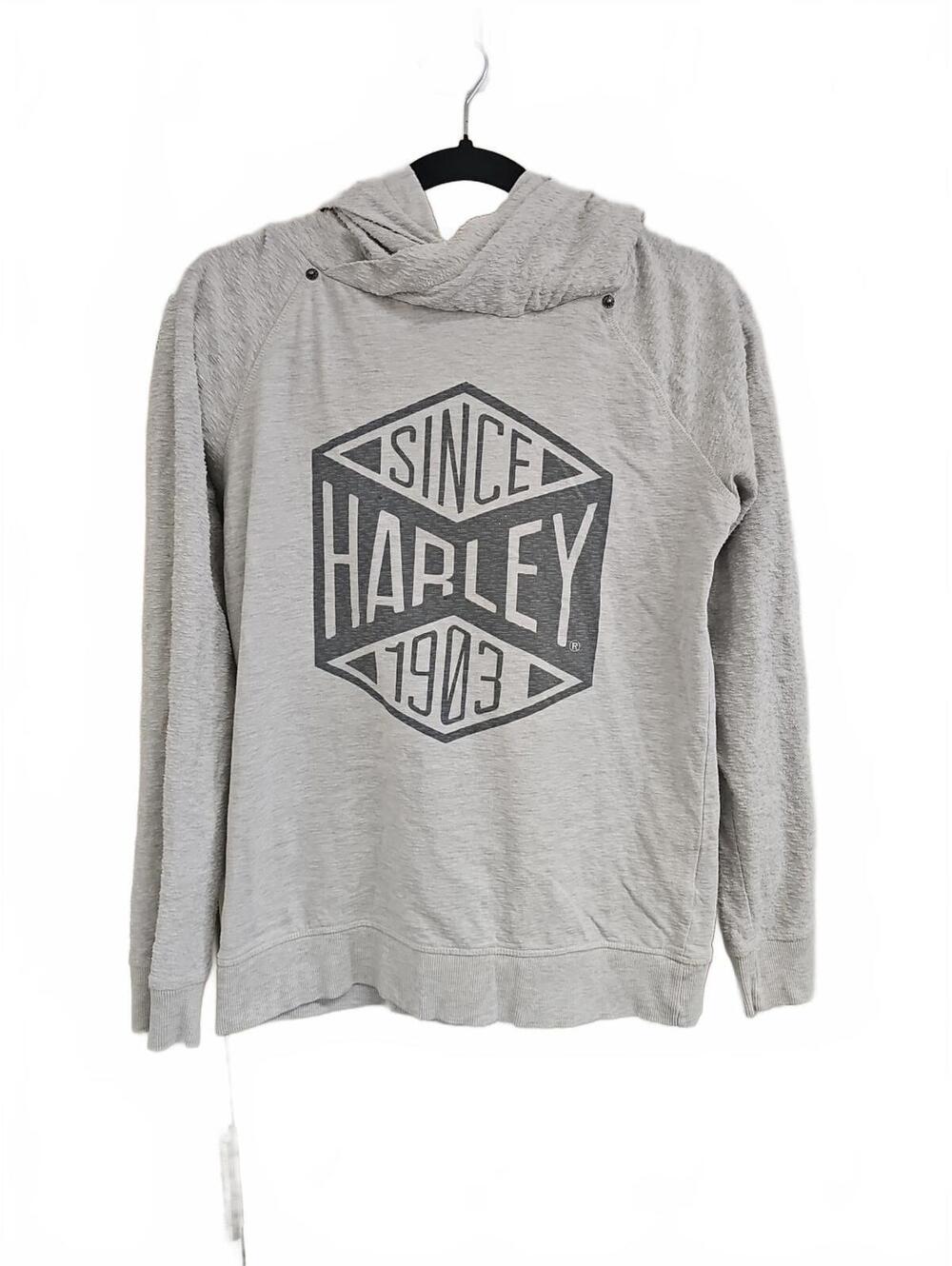 Harley Davidson Women Double Hoodie Sweatshirt Motorcycle Size XS